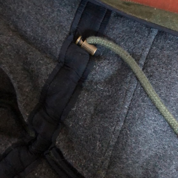 Lucky Brand Olive Green Military Style Field Jacket Wool Blend - Picture 9 of 15